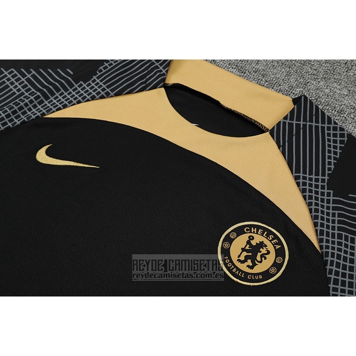 Chandal del Chelsea Manga Corta 2022-2023 Negro - Pantalon Corto
